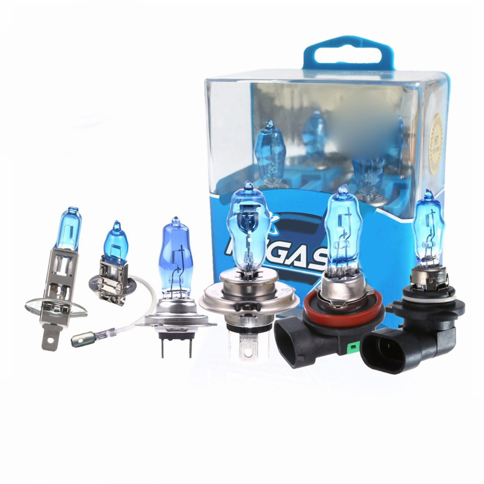 100w Hod Halogenlampe Mit Weißem Licht, Quarzsockel, Für Auto- Und Lkw-scheinwerfer (h4).