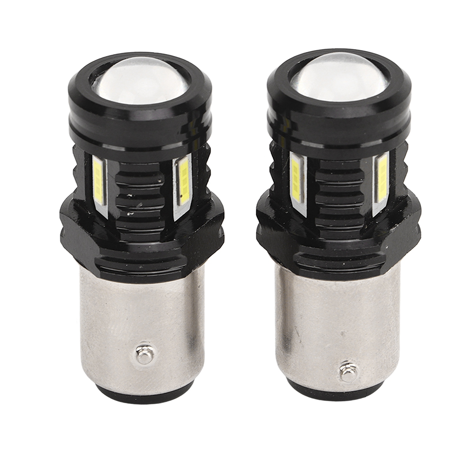 Paar 1157 Led-lampen Für Bremslichter, 120 W, 3000 Lm, Bay15d, Tagfahrlicht Für Pkw, Suvs, Lkw, Wohnmobile, Weißes Licht / 6000 K
