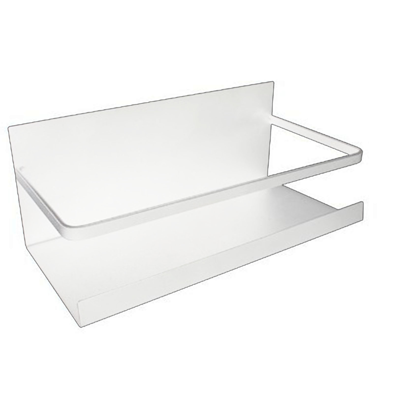 Verstellbares, Platzsparendes, Robustes Magnetisches Regal Aus Kohlenstoffstahl Für Den Kühlschrank, Zur Aufbewahrung Von Einmachgläsern (weiß).