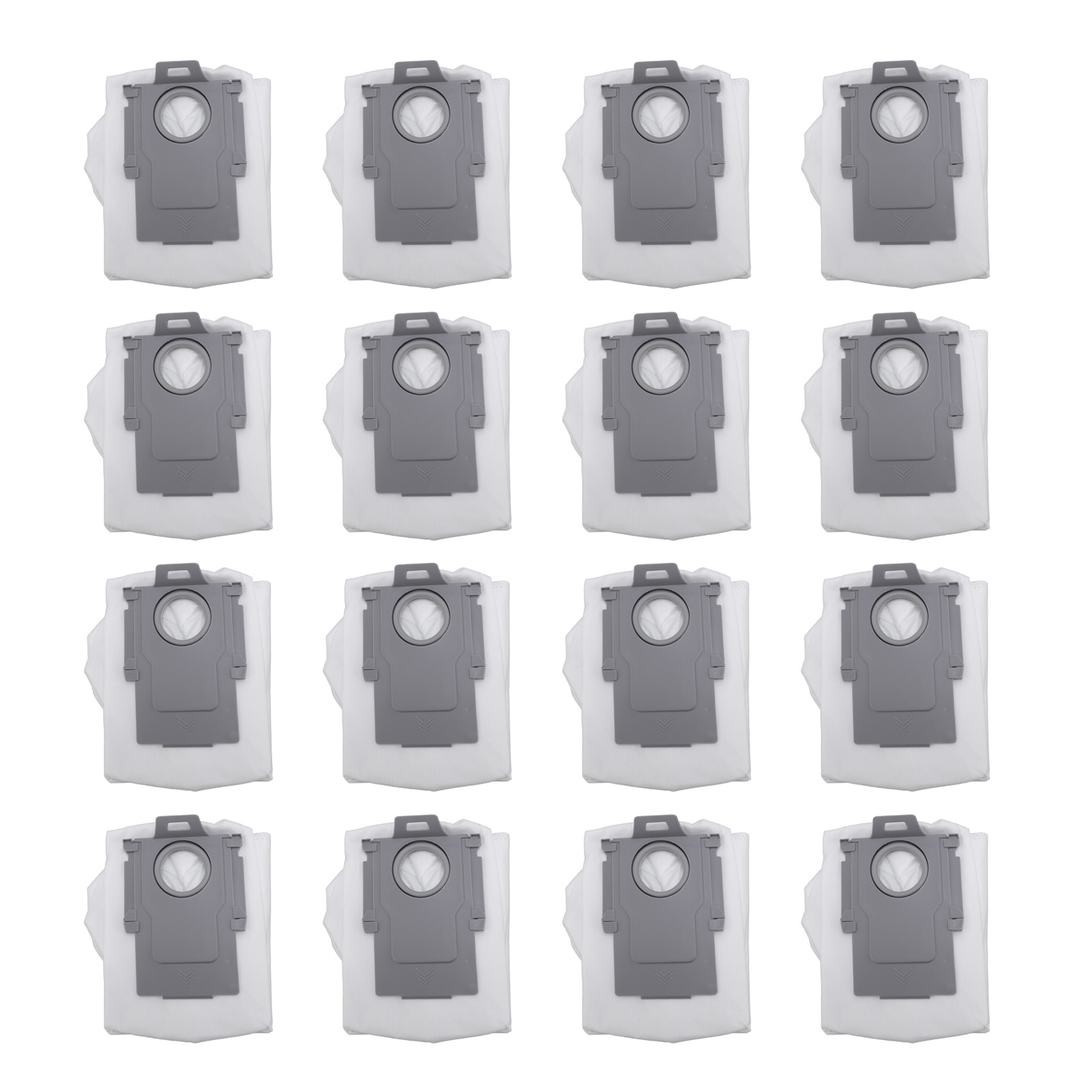 Packung Mit 16 Einweg-staubbeuteln Mit Großem Fassungsvermögen (2,7 L) Für Saugroboter, Kompatibel Mit Den Modellen P10, P20, Qrevo, V20 Und S8.