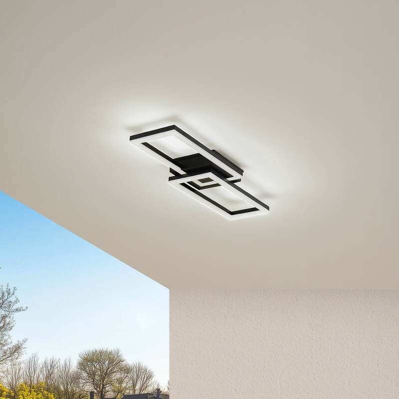 [gebraucht] B-ware Lindby Deckenleuchte Außenleuchte Led Lampe Finian Dimmbar Schwarz Weiß