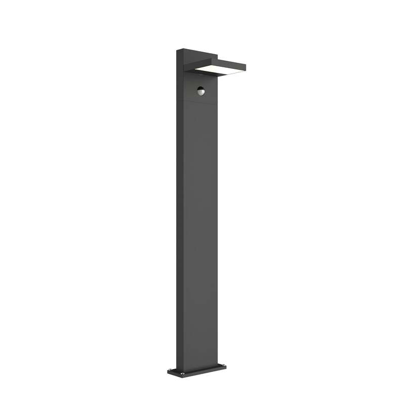 [neuwertig] B-ware Lucande Wegeleuchte Silvan Led Gartenleuchte Pollerleuchte Anthrazit 100cm