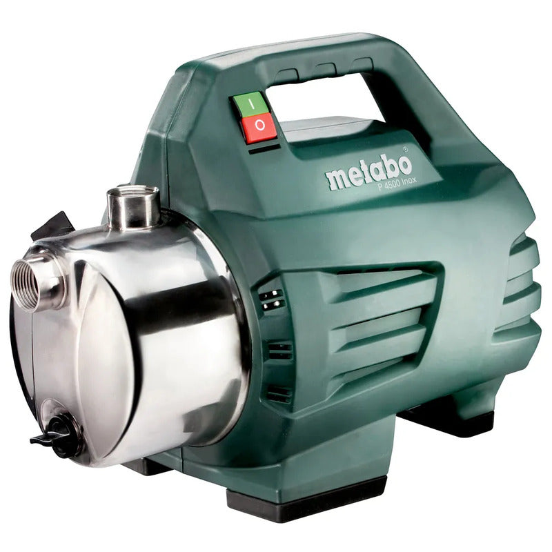 [gebraucht] B-ware Metabo Gartenpumpe P 4500 Inox Wasserpumpe Edelstahl Für Gartenbewässerung 500w
