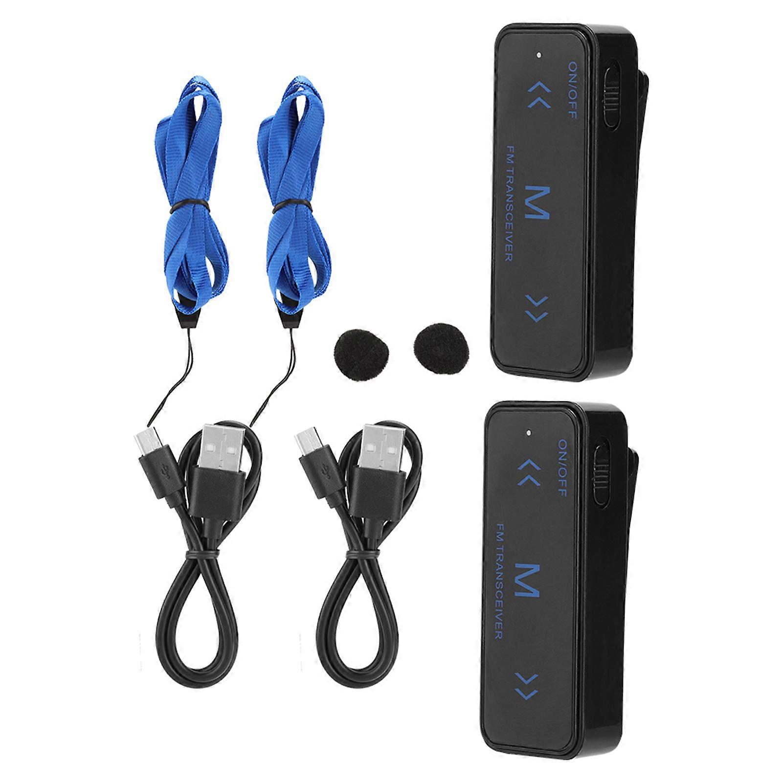 2 Mini-walkie-talkies Für Den Geschäftsbetrieb, 2-wege-funkgeräte Mit Einer Reichweite Von 1–3 Km