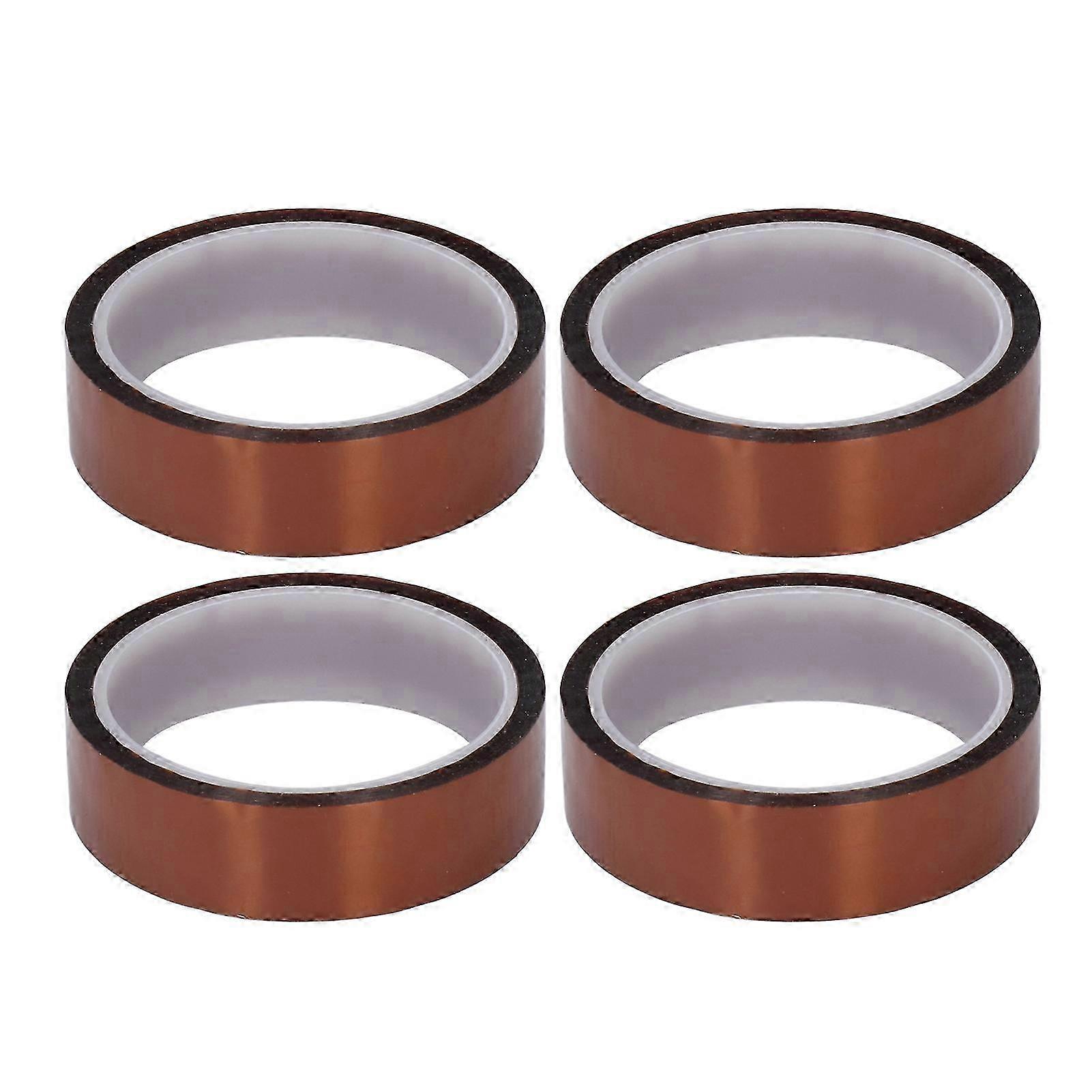 4 Stück Antistatisches Polyimid-klebeband, Hochtemperaturbeständig, Elektrische Isolierung, 25 Mm (1 Zoll) Breit, Hitzebeständiges Isolierband Für Industrielle Anwendungen.
