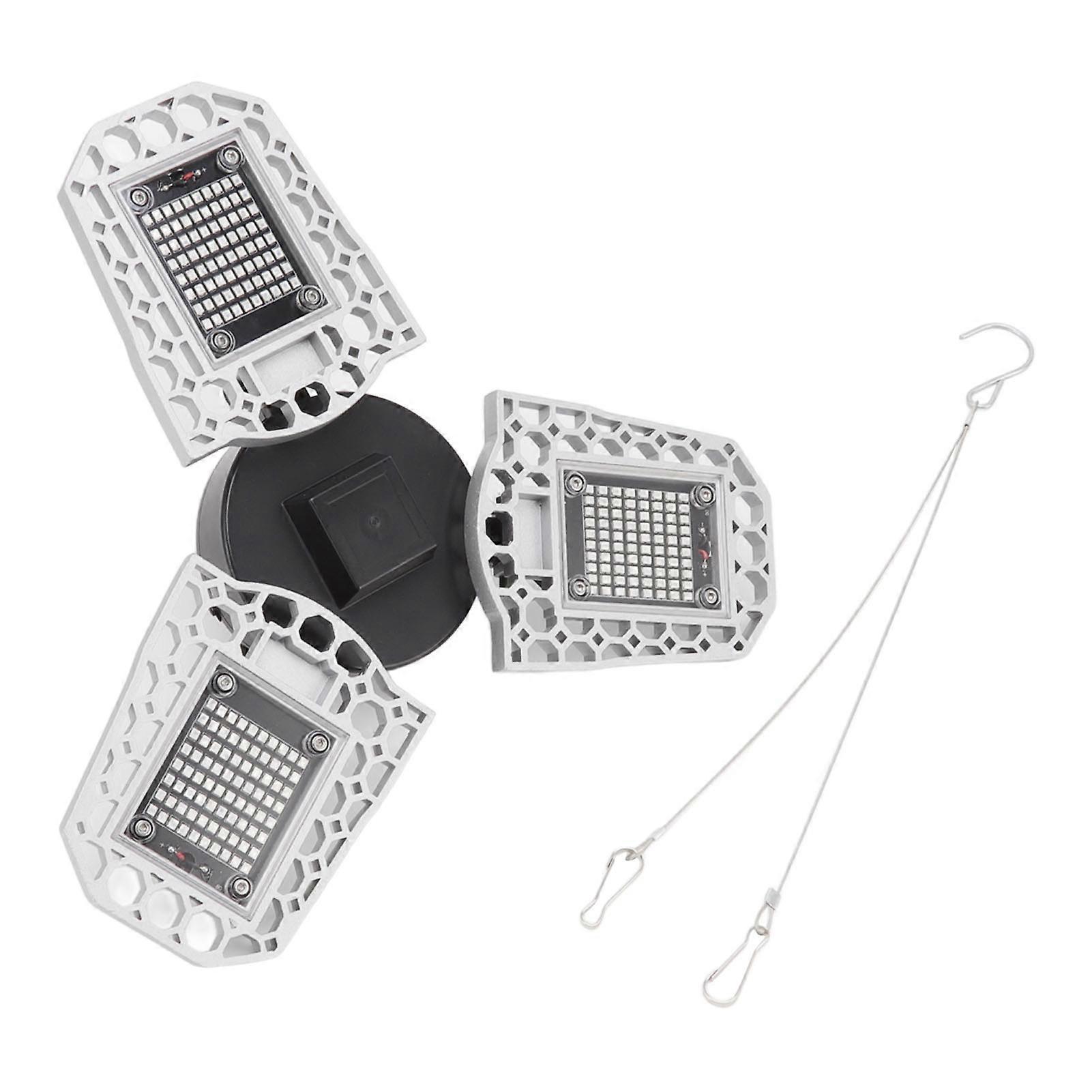 Faltbare Led-pflanzenlampe Mit Drei Armen Und E27-fassung, 240 Leds, Rotes Und Blaues Lichtspektrum, Wasserdicht, Für Zimmerpflanzen