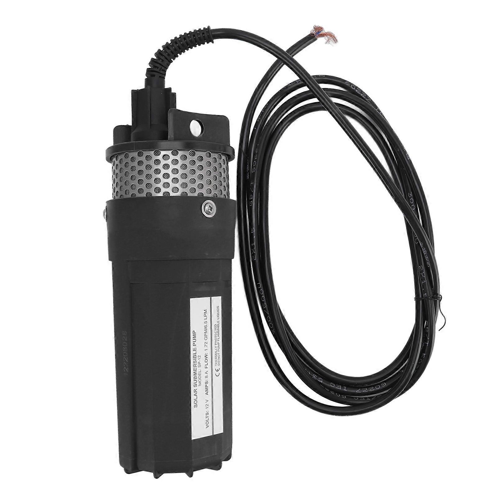 Leistungsstarke 12v Dc 6,5l Solar-tauchpumpe Für Die Bewässerung Von Gartenteichen, Photovoltaik-stromversorgung Und Abgelegene Brunnen