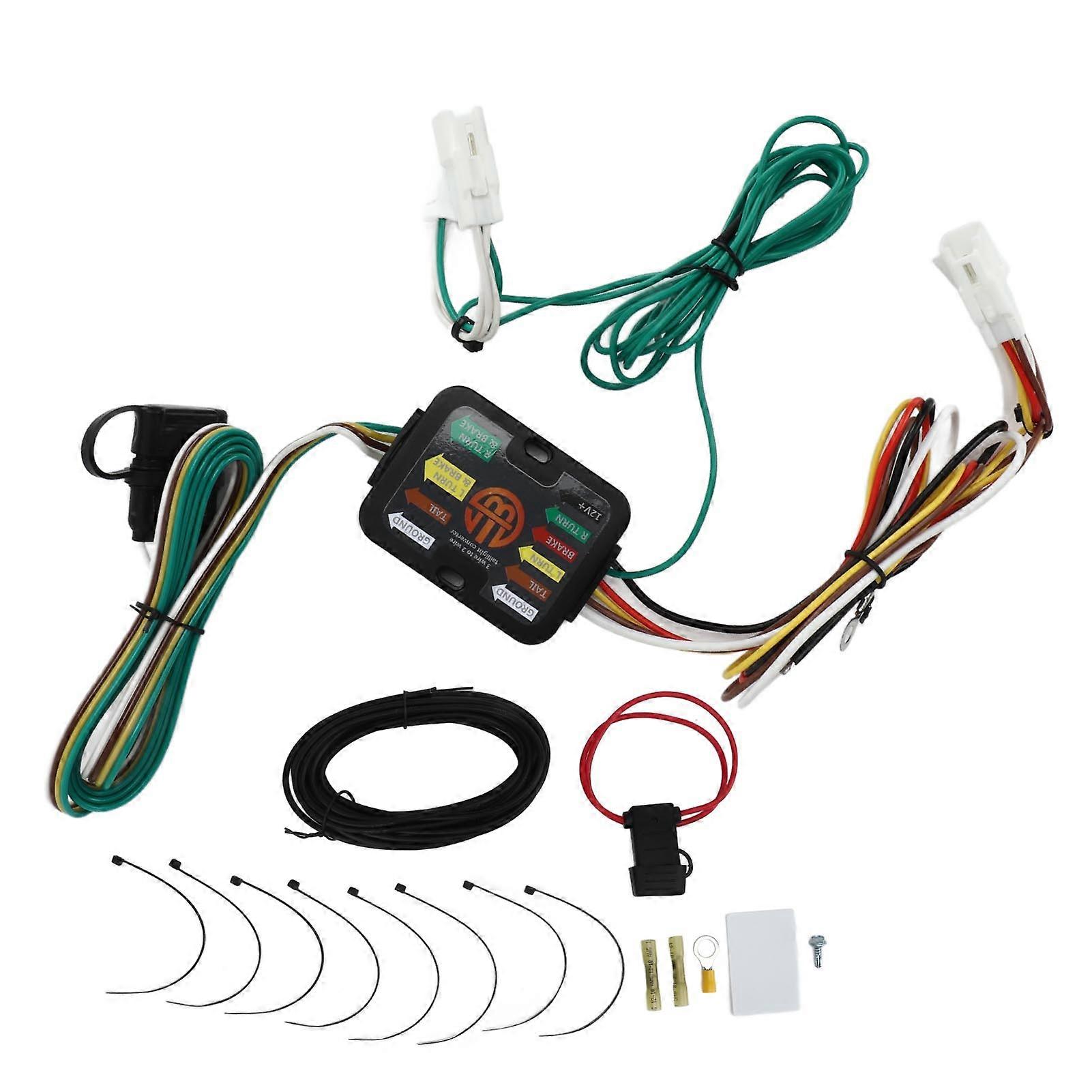 4-poliger Flachstecker Für Anhängerkupplung, Ersatzteil Für Avalon Rav4 2013-2018