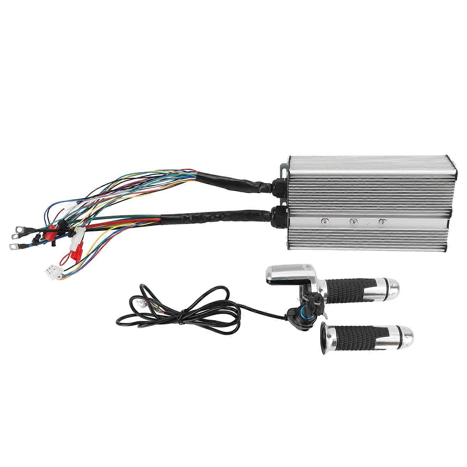 36v/48v 2000-3000w Elektrofahrrad-umbausatz Mit Bürstenlosem Motor, Kühlkörper, Controller Und Lcd-bildschirm