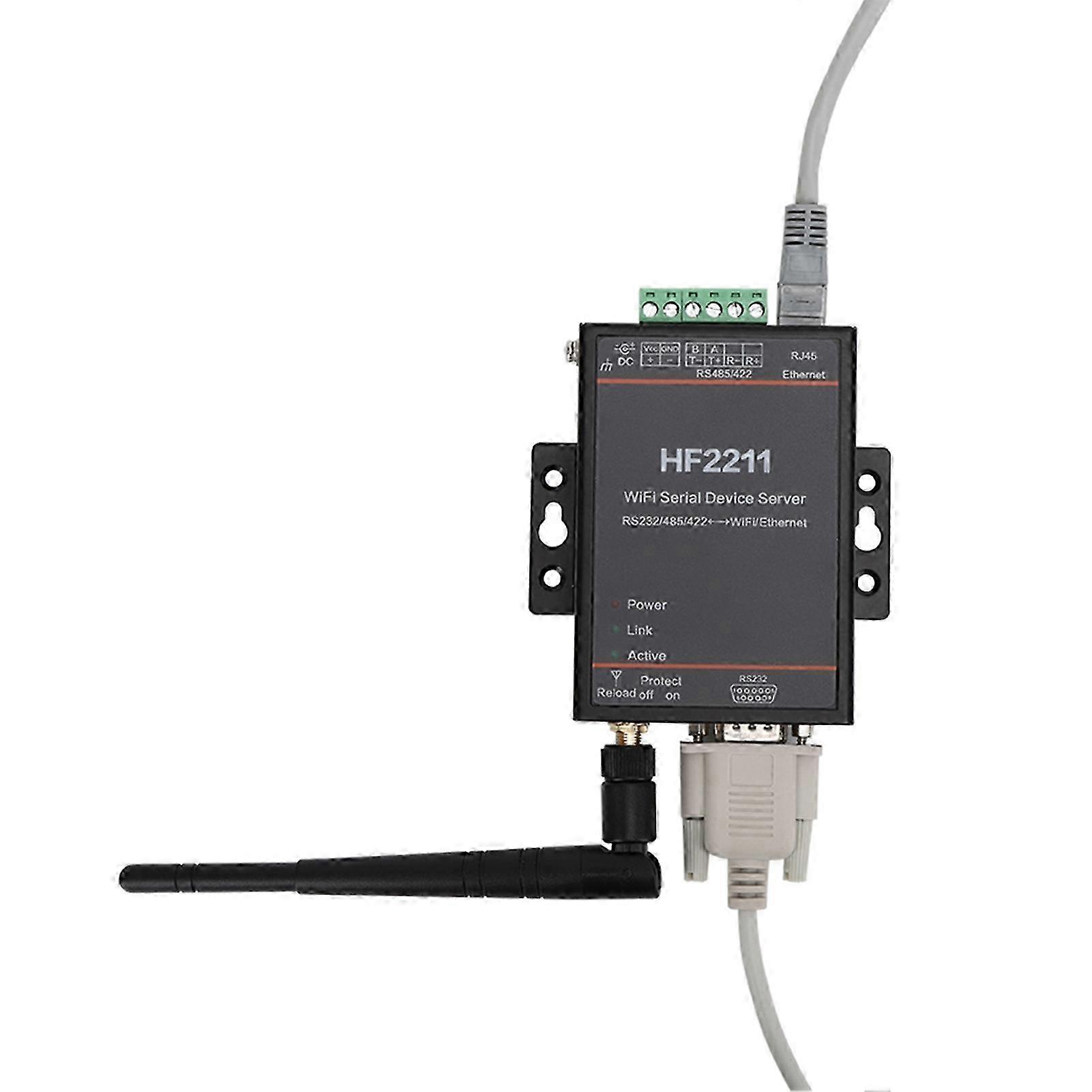 Hf2211 Rs232/rs485/rs422 Zu Wlan-ethernet-konverter, Dtu Industrie-seriellserver, 5–36 V Dc Netzwerkkommunikation, Iot-modul