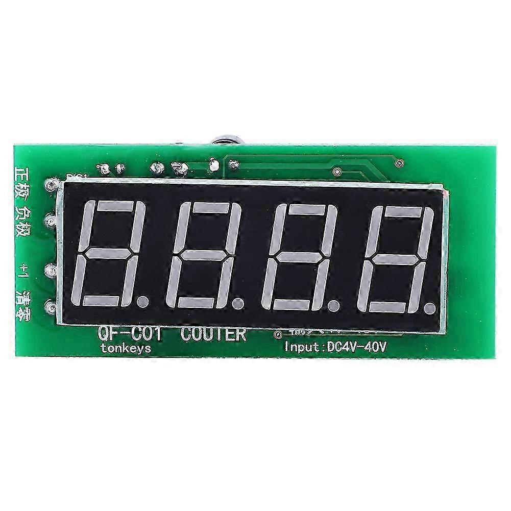 Hochpräziser 4-stelliger Digitalzähler Mit Qf-c04-speicher, Led-anzeige Und 4-40-v-gleichstromversorgung