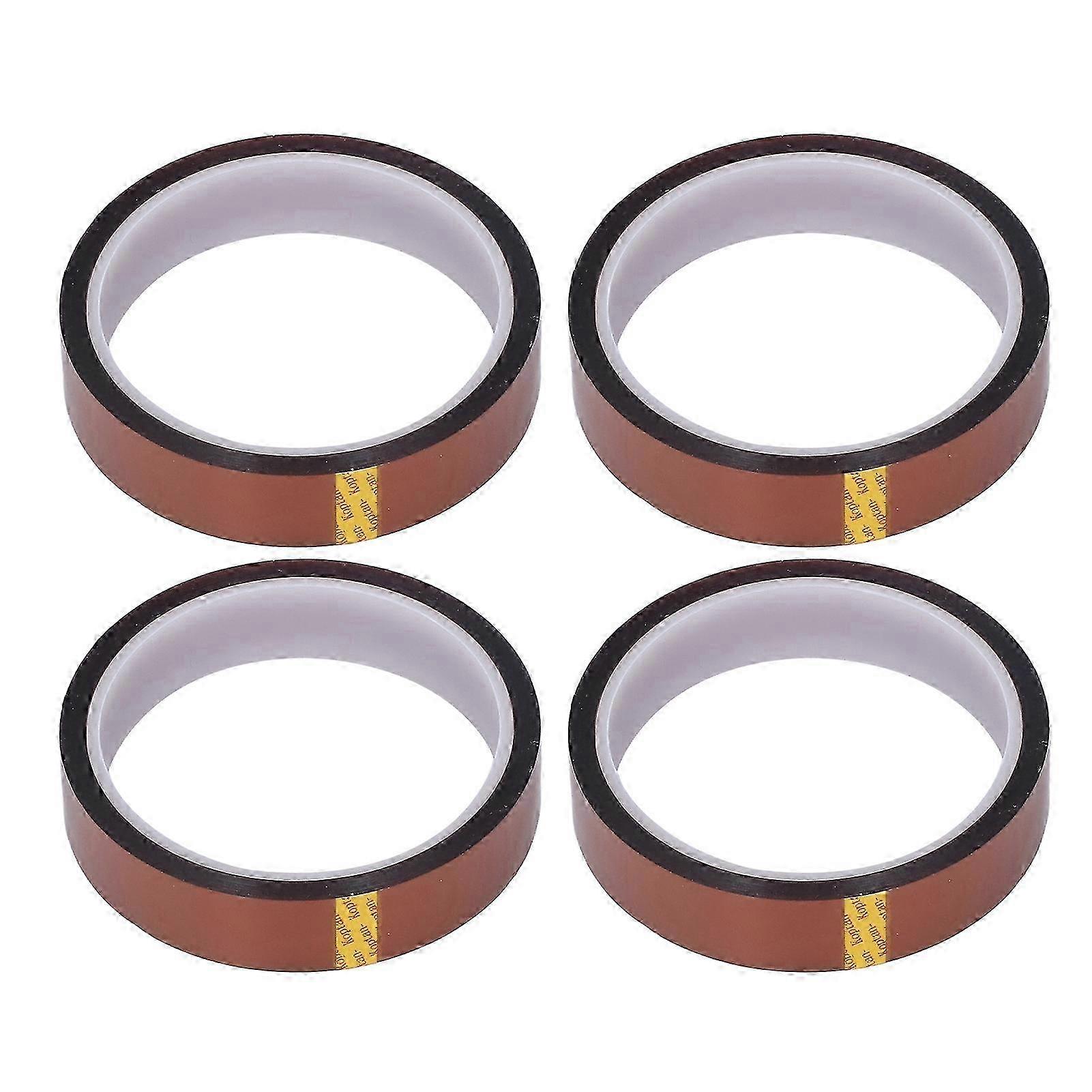 4 Stück Antistatisches Polyimid-klebeband, Hochtemperaturbeständig, Elektrische Isolierung, 20 Mm (0,8 Zoll) Breit, Hitzebeständiges Isolierband Für Technische Anwendungen.
