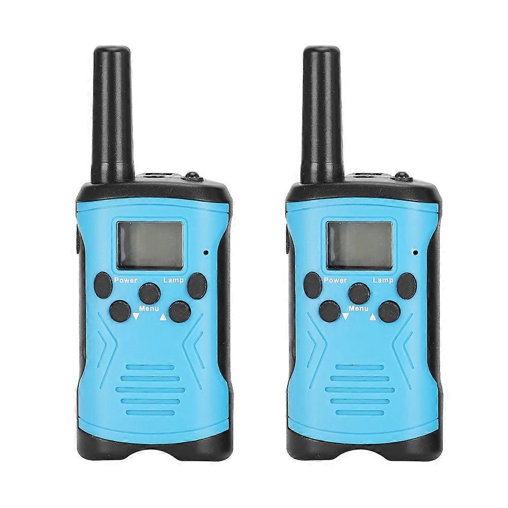 T50 2er-pack Kinder-walkie-talkies, Outdoor-spielzeug-gegensprechanlage, 3 Km Reichweite, Blau