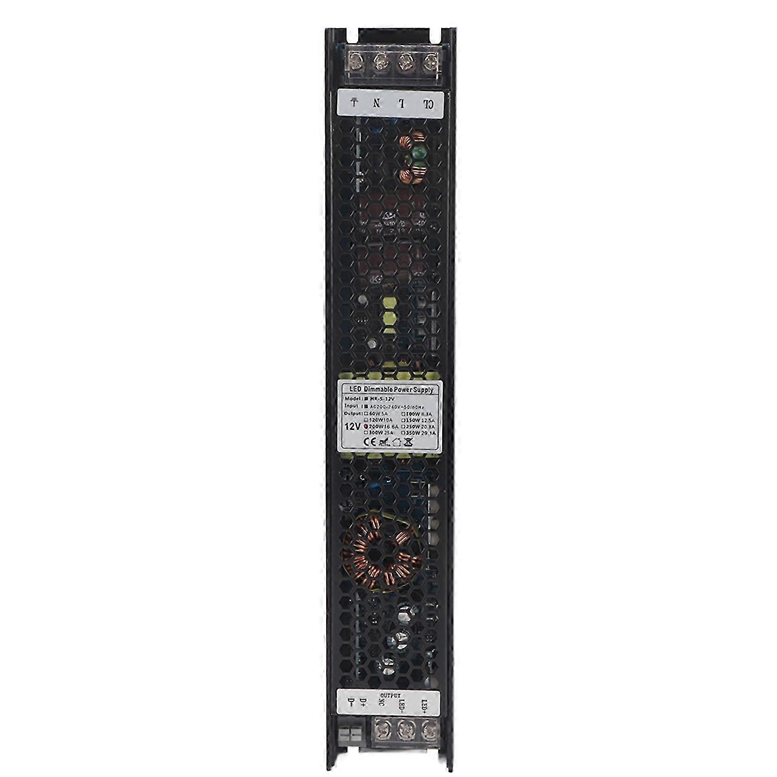 Wasserdichtes 200w-led-netzteil Aus Aluminium, Kompatibel Mit Scr 0-10v Pwm Dali, 12v 16,67a Ausgang, Robustes Gehäuse Für Professionelle Beleuchtung.