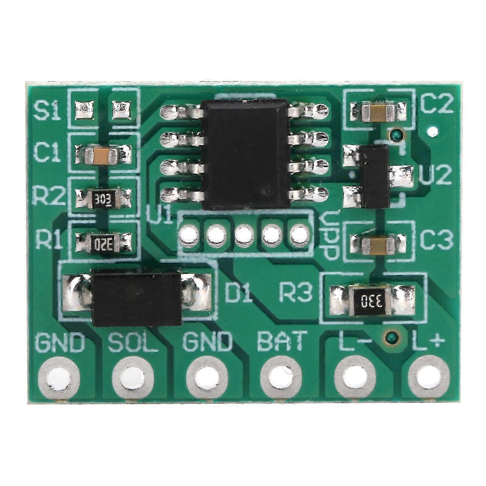 Solarreglermodul Mit Zeitschaltuhr, Blinkender Led, Doppelseitig, Aluminium, Dc 5 V, Für Straßenmarkierungen