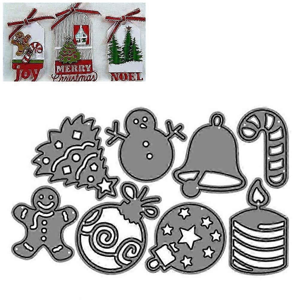 Ausstechformen Aus Kohlenstoffstahl Für Weihnachten, Diy-schablonen Für Karten Und Alben, Kreatives Stanzformenset, Bastelwerkzeug Für Kreative Hobbys.
