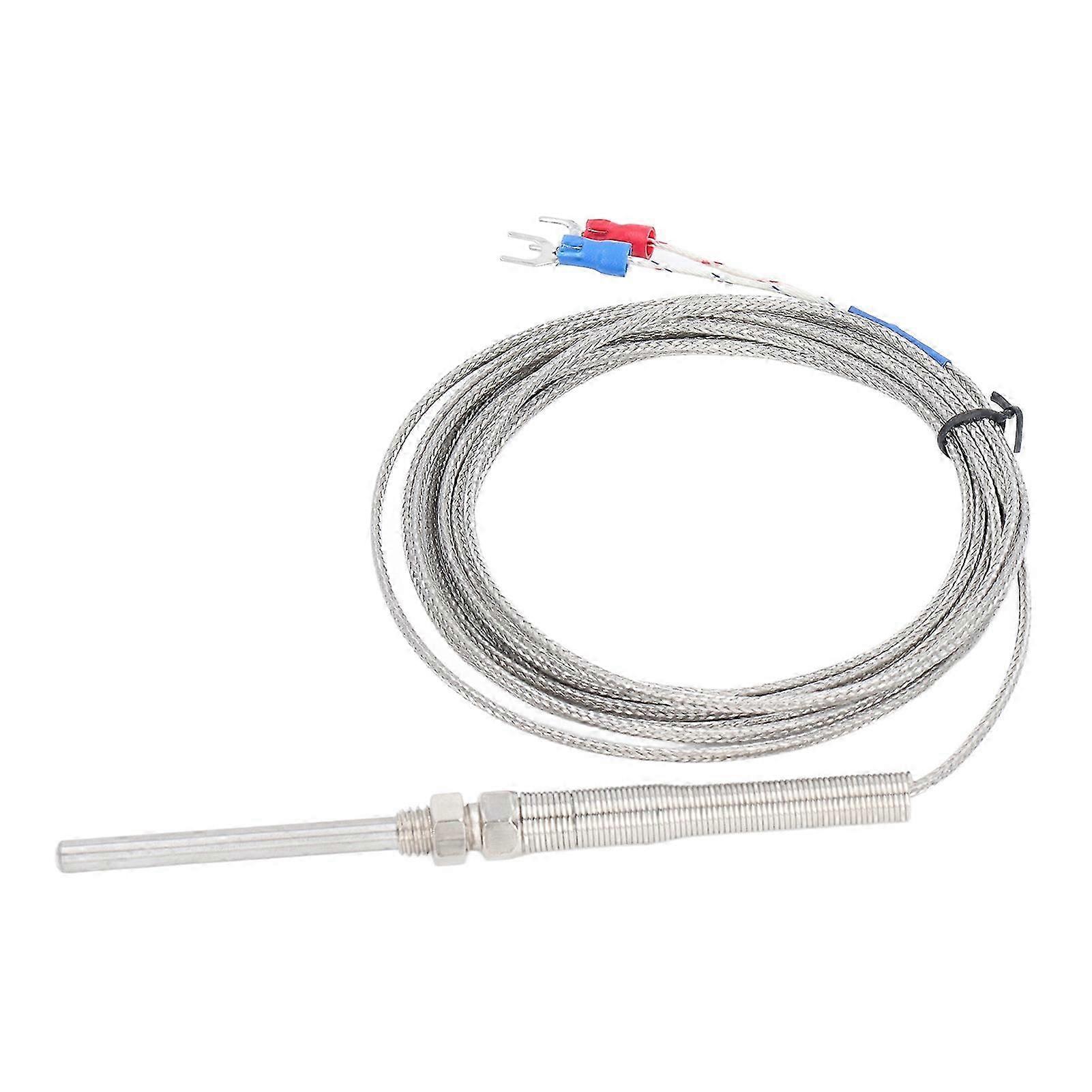 Berm Thermoelement-temperatursensor Typ K, 50 Mm Geschirmte Sonde, 4 M Kabel, Präzisionsdetektor Für Industrielle Messungen