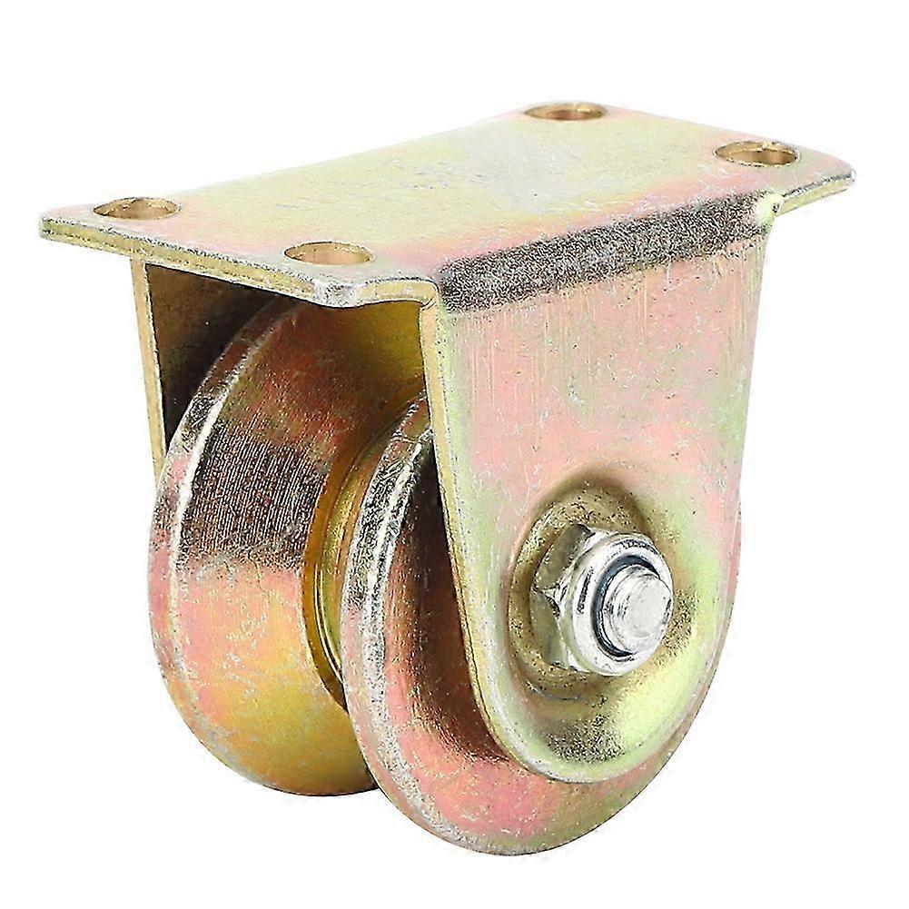 Industrielle Stahlführungsrolle 45, V-nut-rolle Für Schiebetüren, Starre Schienenrolle, Schwerlast-verschieberolle.