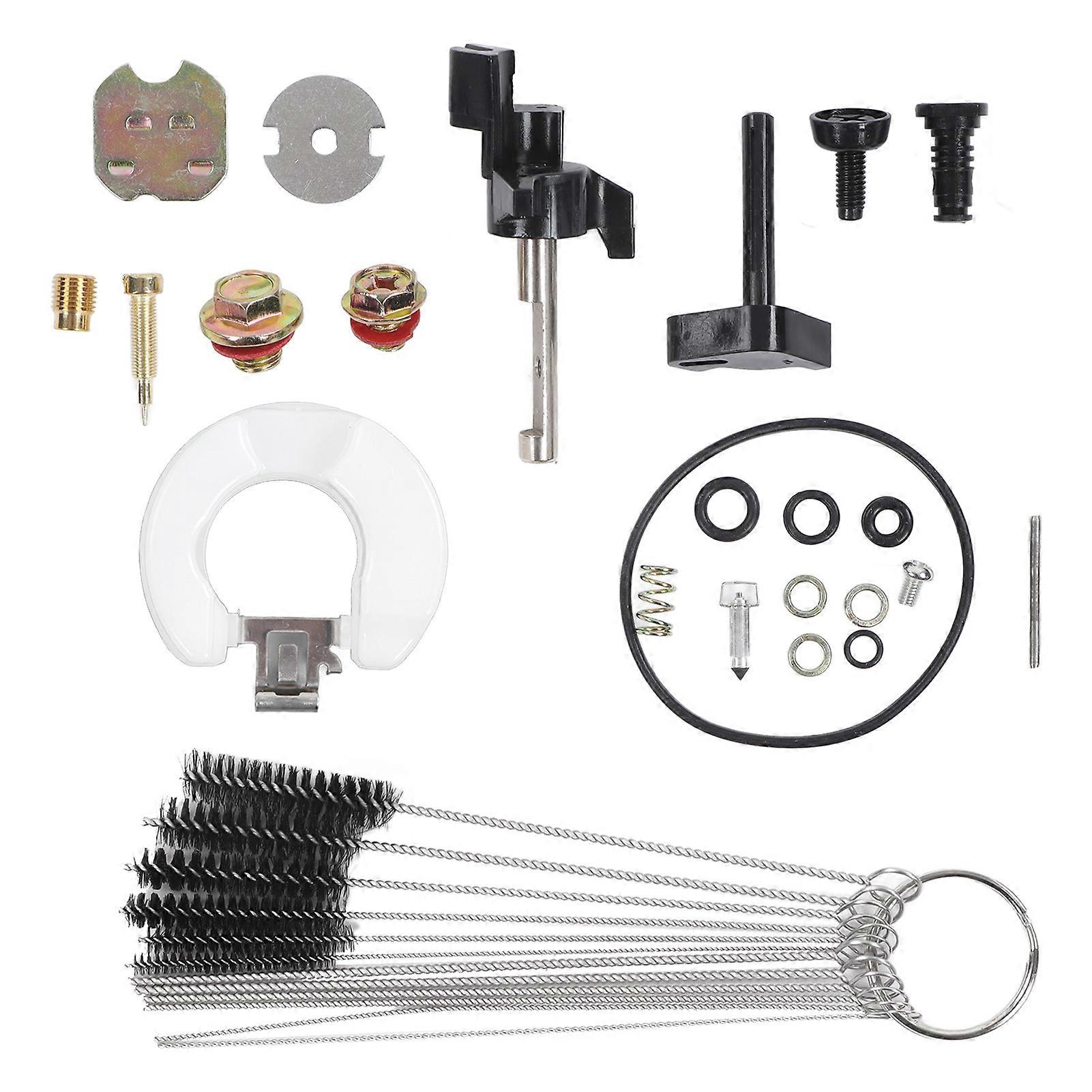 Vergaser-reparaturset Für Rasenmäher, Inklusive Eisen-, Kupfer- Und Kunststoffteilen, Ersatzteilen Mit Reinigungsbürste, Kompatibel Mit Den Modellen Gx160 Und Gx200.