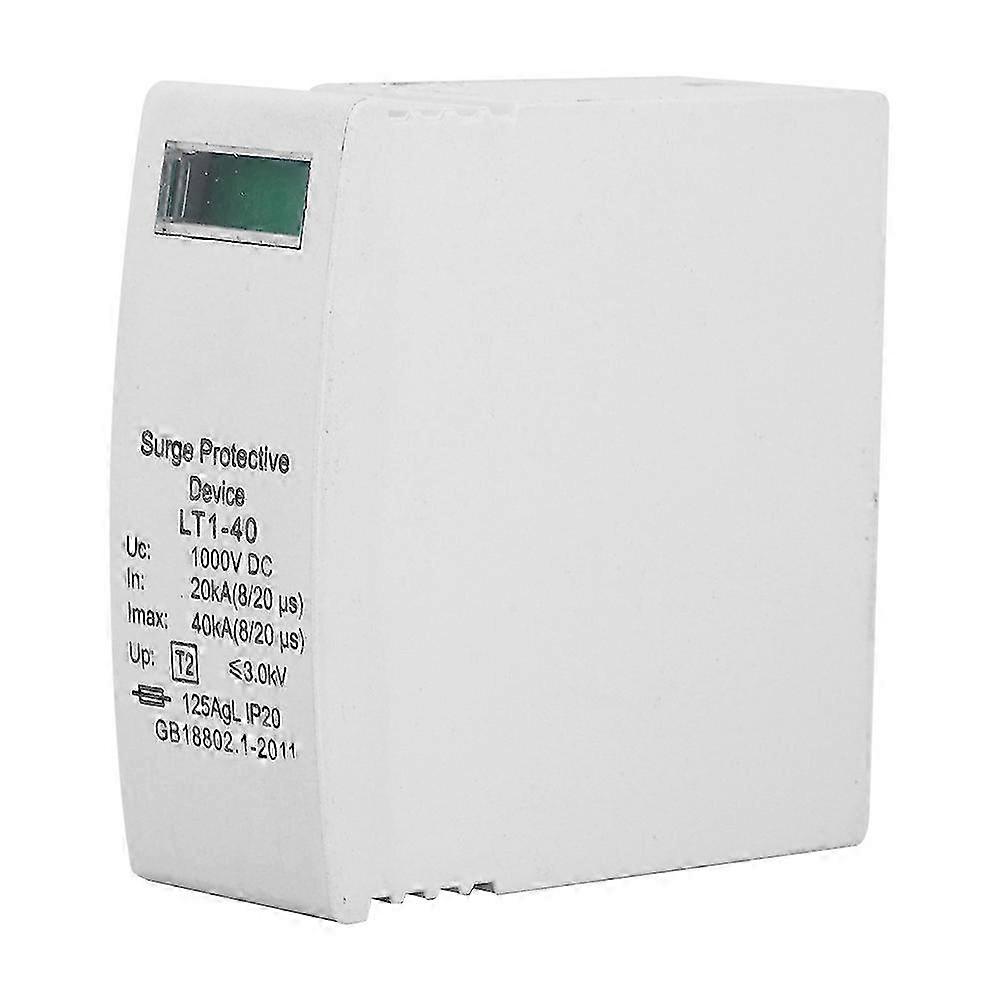 40 Ka Dc 1000 V Photovoltaik-überspannungsschutz, Solar-überspannungsschutz (2 Stück), Überspannungsschutzgerät