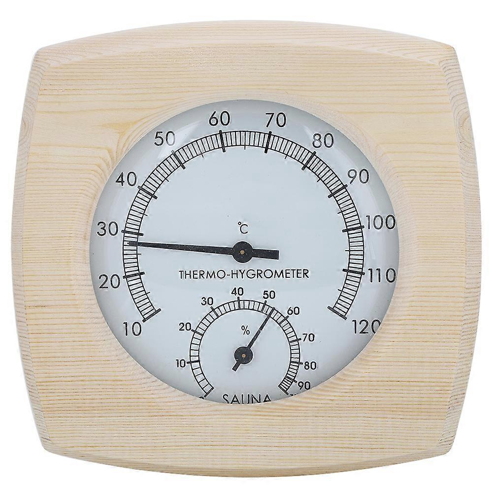 Thermometer-hygrometer Aus Holz Für Sauna Und Badezimmer, Zubehör Zur Messung Von Luftfeuchtigkeit Und Temperatur