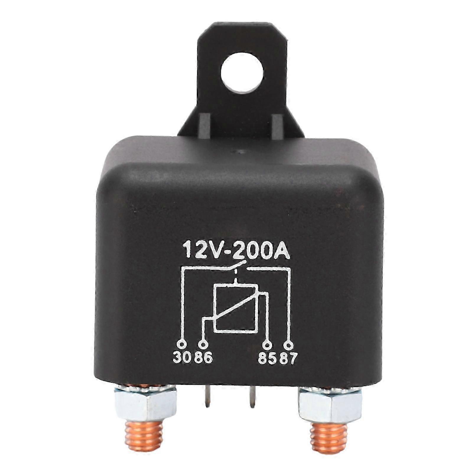 200a Anlasserrelais, Normalerweise Offener Kontakt, 4 Pins, Für Fahrzeuge Und Boote, 12v Verteilersteuergeräte.