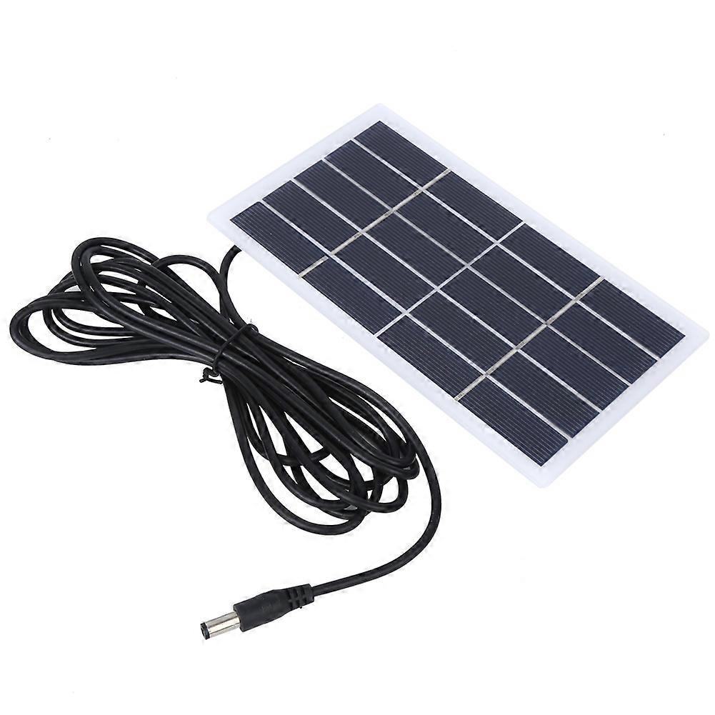 2w 5v Polykristallines Silizium-solarpanel Mit Dc-anschluss Zum Laden Von 3,7v-batterien, Ideal Für Die Gartenbeleuchtung Und Autarke Straßenlaternen