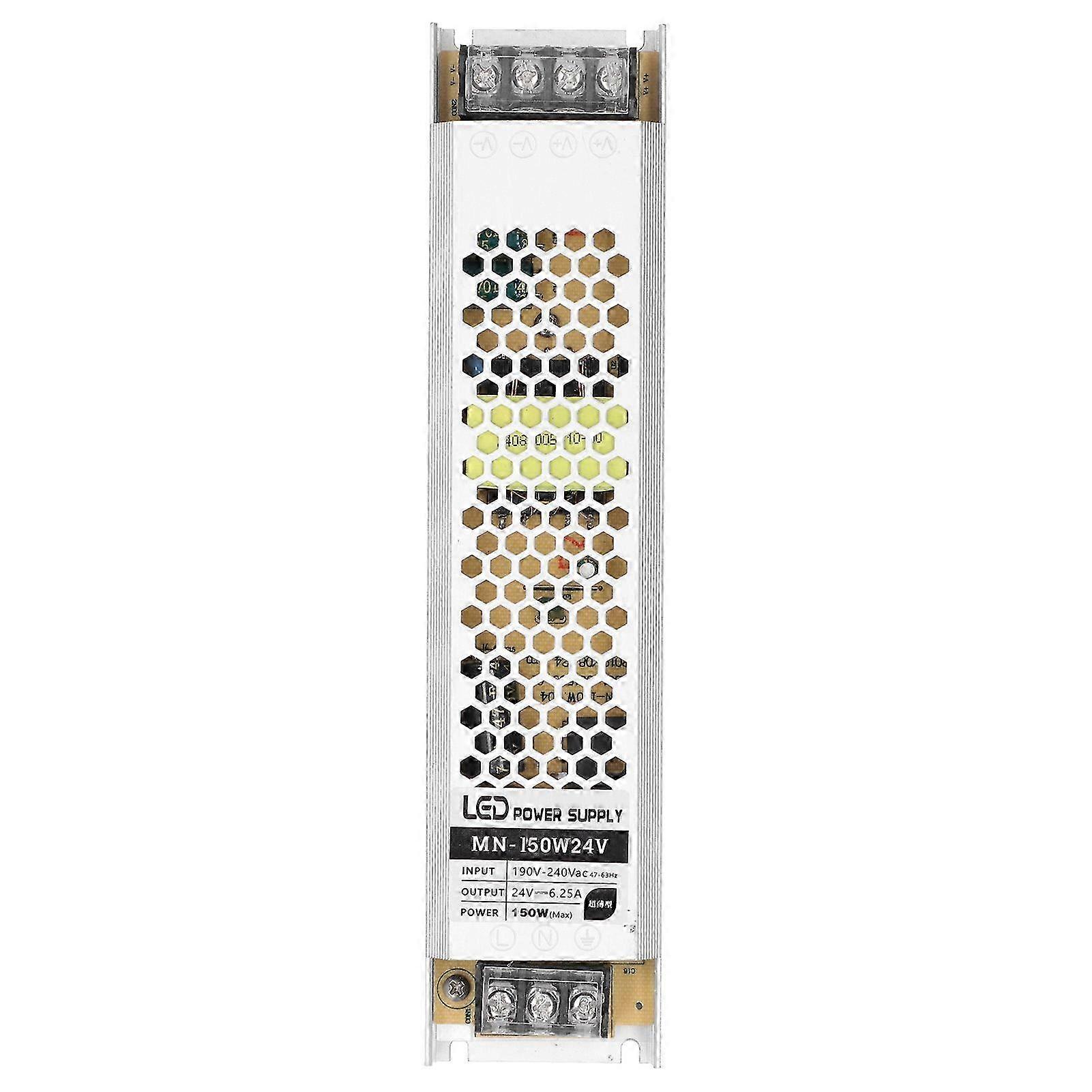 24v 150w Wasserdichtes Led-netzteil Der Ctn-serie, Wasserdichter Transformator Für Led-streifen, Ac190-240v Konverter, Wasserdichter Treiber Für Flutlichter Und Außenbeleuchtung.