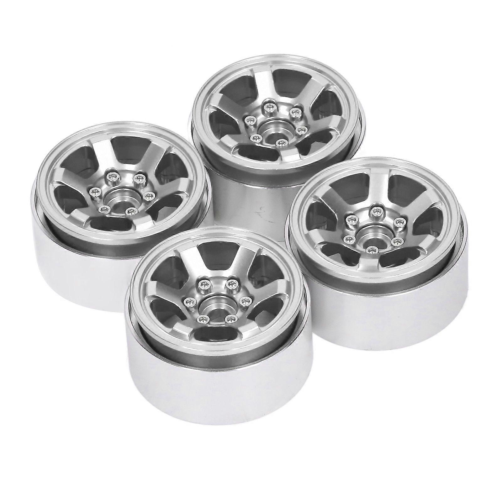 4 Cnc-gefräste Beadlock-naben Aus Aluminiumlegierung, 1,9 Zoll Rc-felgen, Ersatz Für Axial Scx10 Hsp