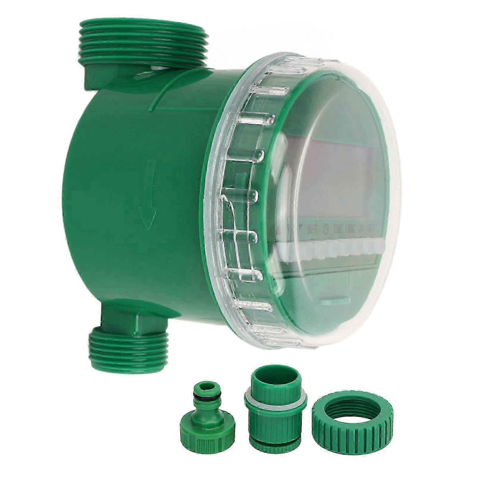 Programmierbarer Bewässerungstimer Mit Lcd-anzeige, Energiesparend, Integrierter Wasserregler, Für Garten, Rasen Und Hof, Filter Inklusive, Automatisch.