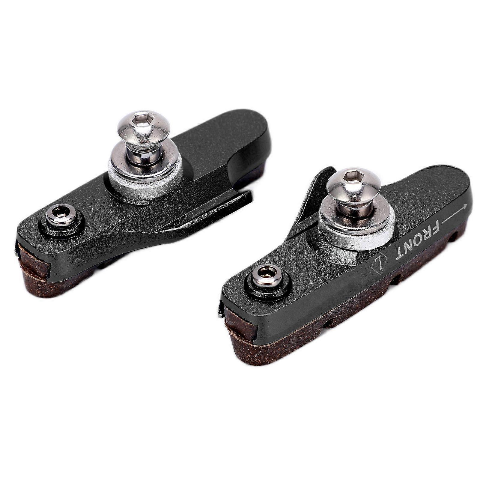 Set Mit 2 Cansucc Bremsbelägen Für V-brake-fahrräder, Rennräder Und Mountainbikes, Professionelle Leistung, Griffige Gummimischung, Langlebig Und Leise.