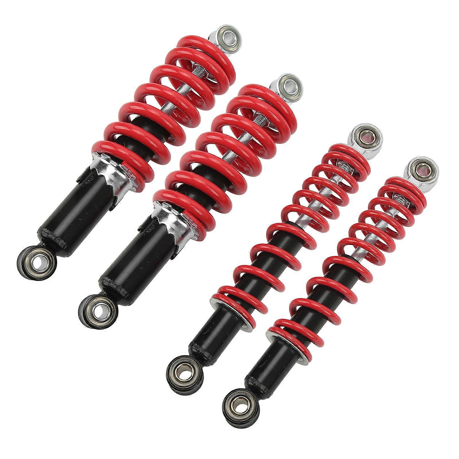 4 Stück Verstellbare 250-mm-stoßdämpfer Vorne/hinten Für 50-125 Cm³ Motocross, Quad Und Kart