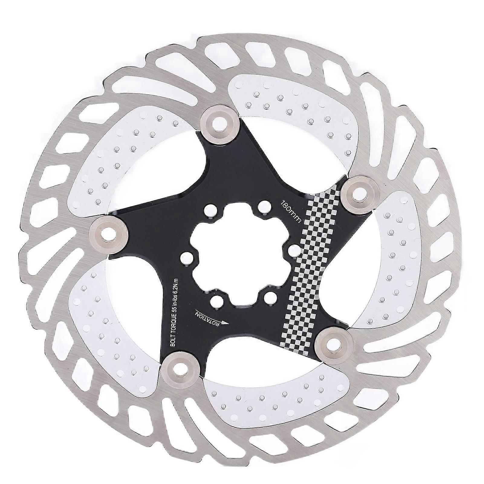 Schwarze Mtb-bremsscheibe, Cnc-gefräst, -graviert Und -eloxiert, Mountainbike-zubehör, Fahrradmarkierung