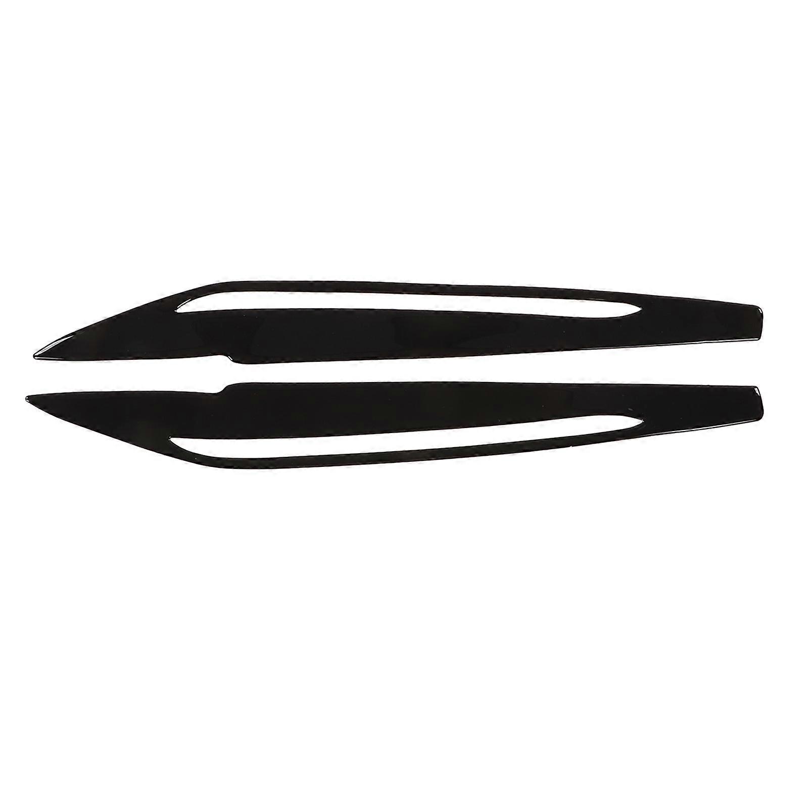 Paar Scheinwerferblenden In Klavierlack-optik Für Bmw X5 F15 Und X6 F16 (2014–2018), Ersatz Für Die Scheinwerferblenden, 2-teiliges Set