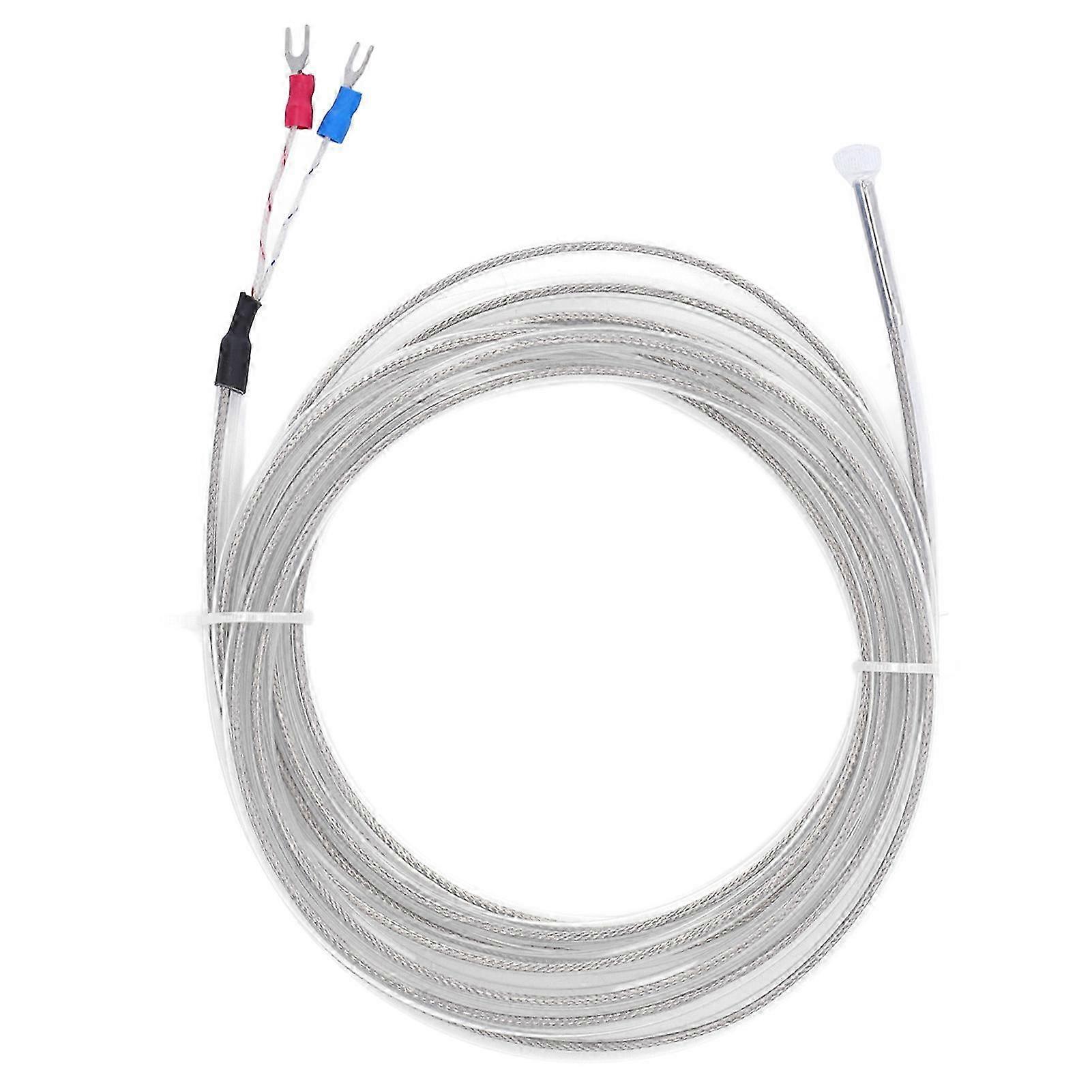 Thermoelementsonde Typ K Berm, Wasserdichter, Korrosionsbeständiger Temperatursensor, Wasserbeständig, 4 Meter (13,1 Fuß) Langes Kabel, Präzise Industrielle Messsonde.