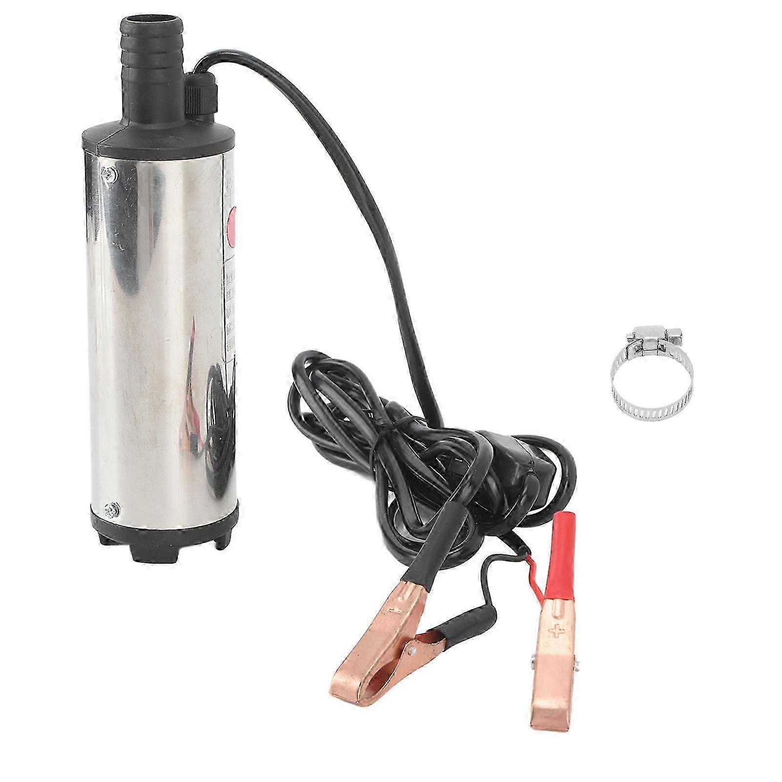 Miniatur-elektrokraftstoffpumpe (70 W), Selbstansaugend, Dieselkraftstoff-absaugpumpe (12 V Dc, 6 A), Fördermenge 30 L/h, Zum Ablassen Und Absaugen, Für Kfz- Und Industrieanwendungen
