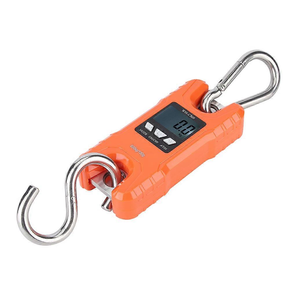 Digitales 500-kg-hakenwaagen-dynamometer Mit Tragbarem Lcd-bildschirm Für Fischerei, Landwirtschaft, Markt Und Zuhause