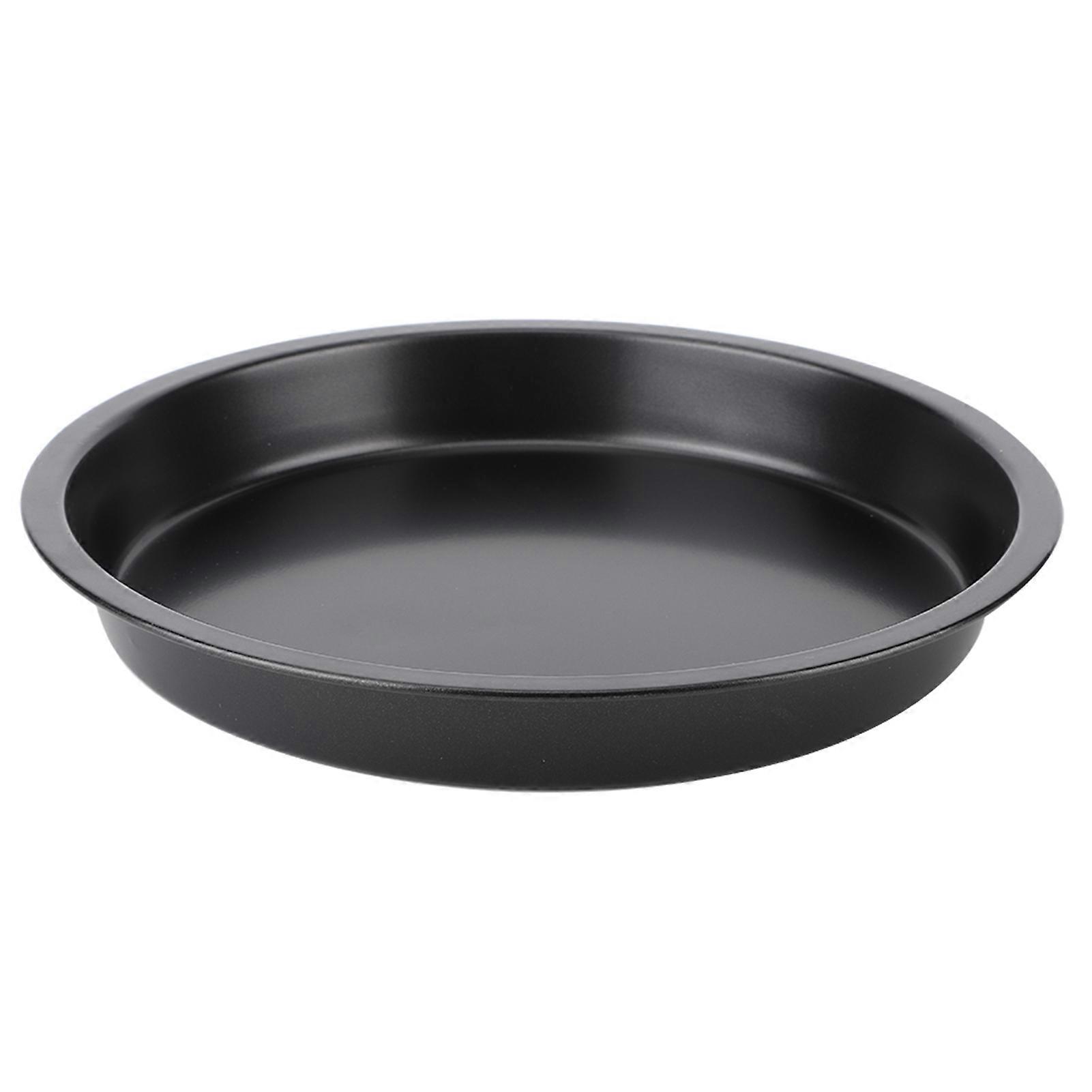 Runde, Antihaftbeschichtete Pizzapfanne (20 Cm Durchmesser) Aus Schwarzem Kohlenstoffstahl, Inklusive Backblech Und Backutensil, Einzelpackung