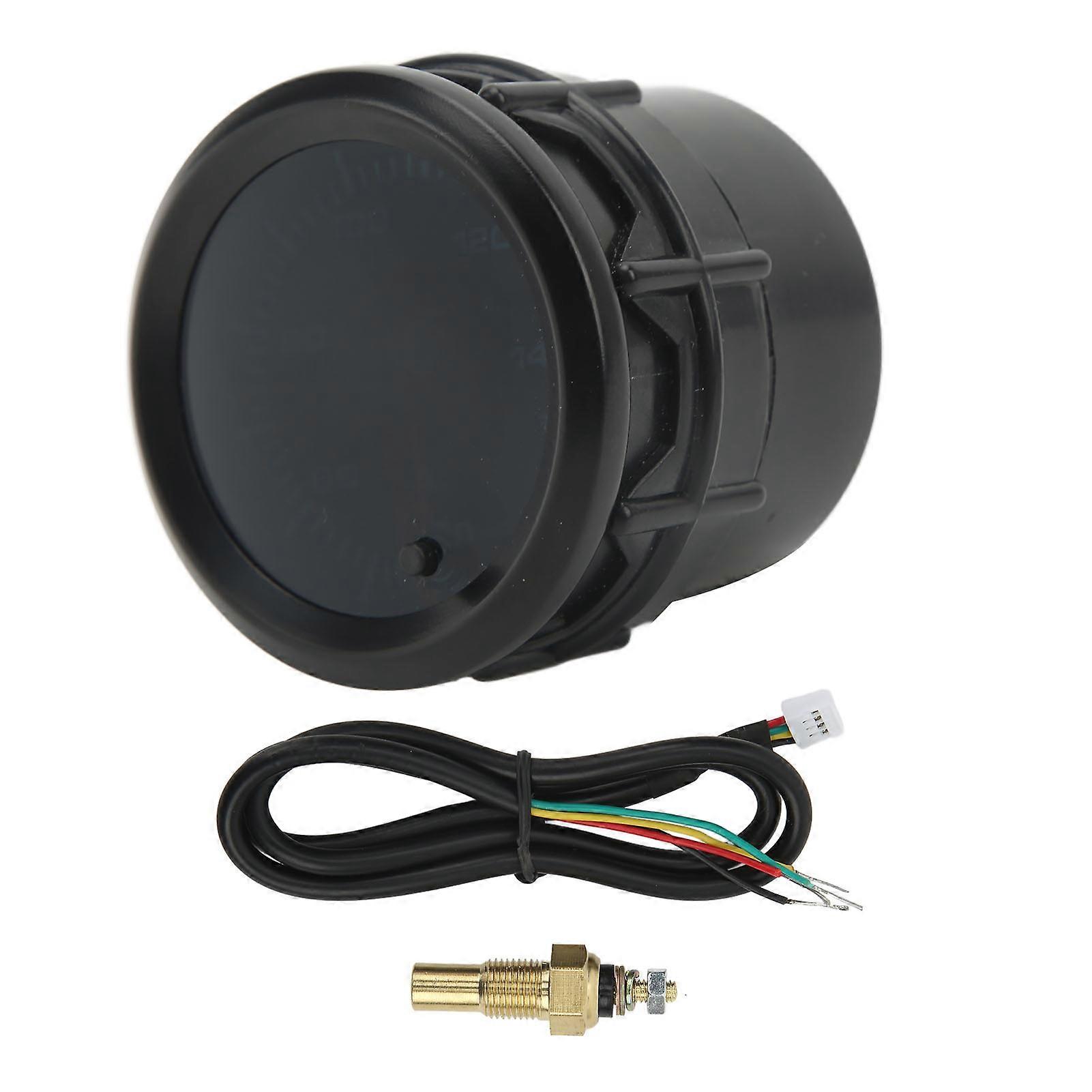 52-mm-öltemperaturanzeige Mit Sensor, Auto-/motorradthermometer, Messbereich 40°c-140°c, 7-farbige Led-hintergrundbeleuchtung, Temperaturanzeige.