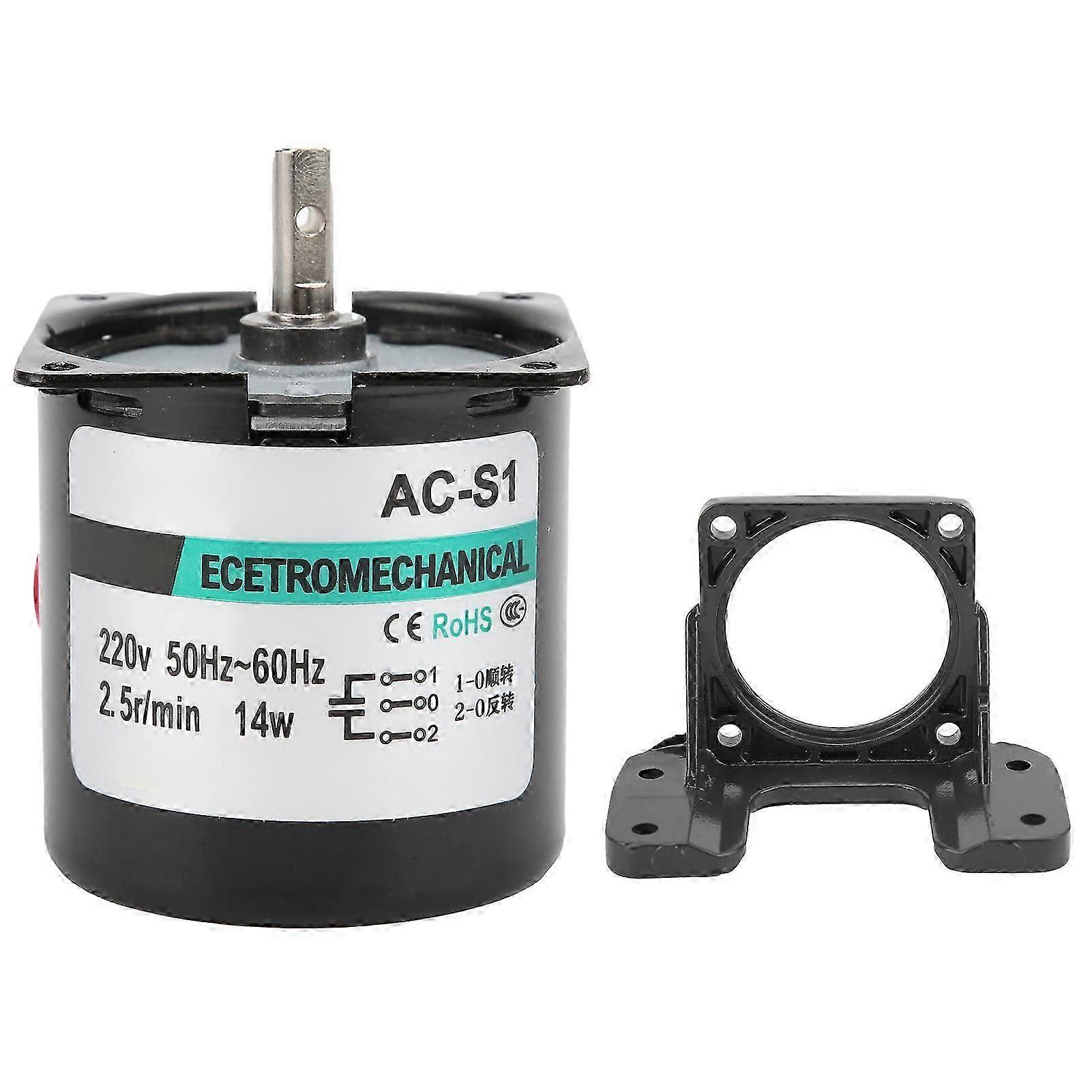 14-w-wechselstrom-synchronmotor Mit Permanentmagneten, Hohes Drehmoment, Zentrale Welle Mit Halterung, Xd60ktyz (2,5 U/min, 220 V)