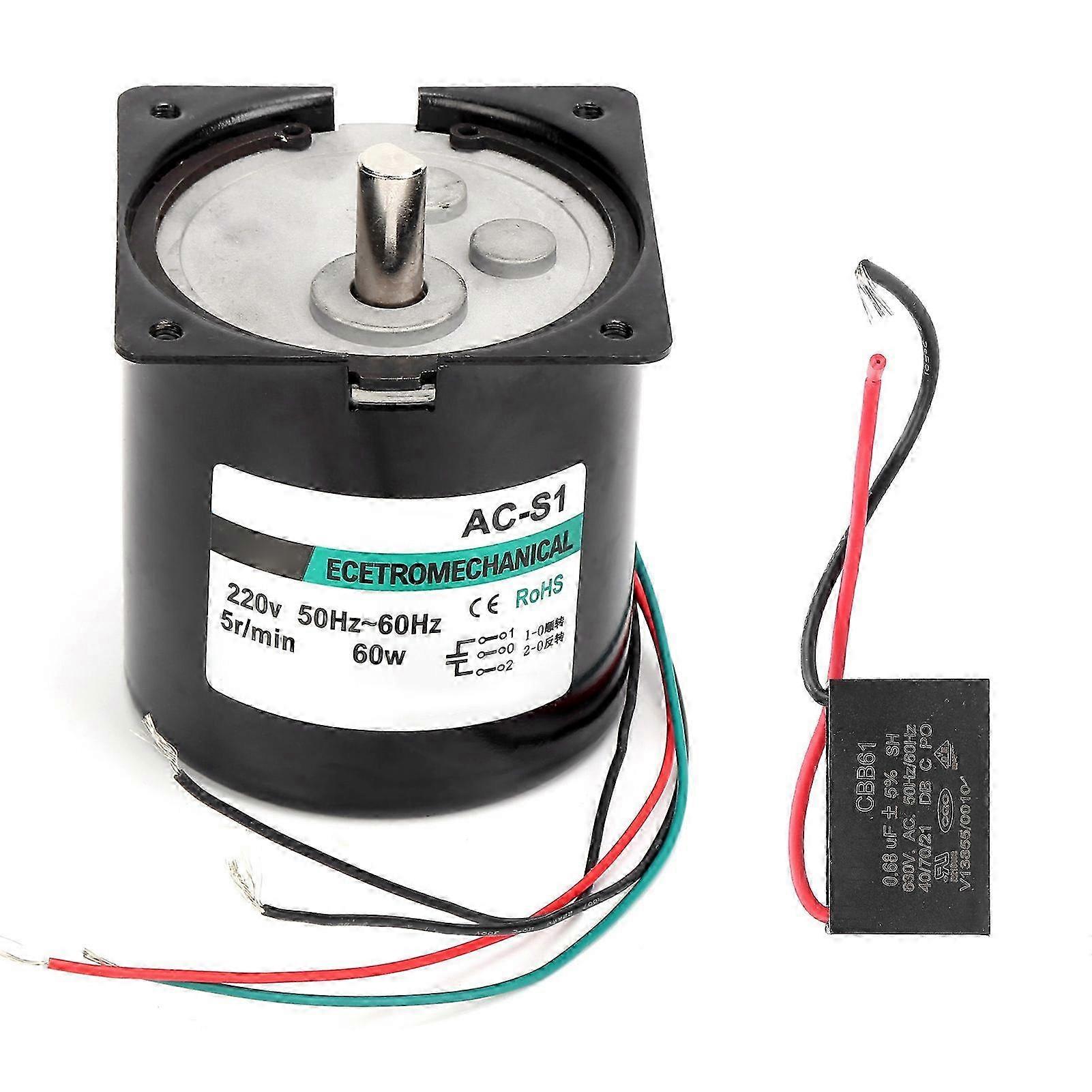 220v 60w Xd80ktyz Synchronmotor, Permanentmagnet-exzenterwelle, Hohes Drehmoment, Niedrige Drehzahl 5 U/min, Für Den Schwerlasteinsatz, Robust Und Zuverlässig.