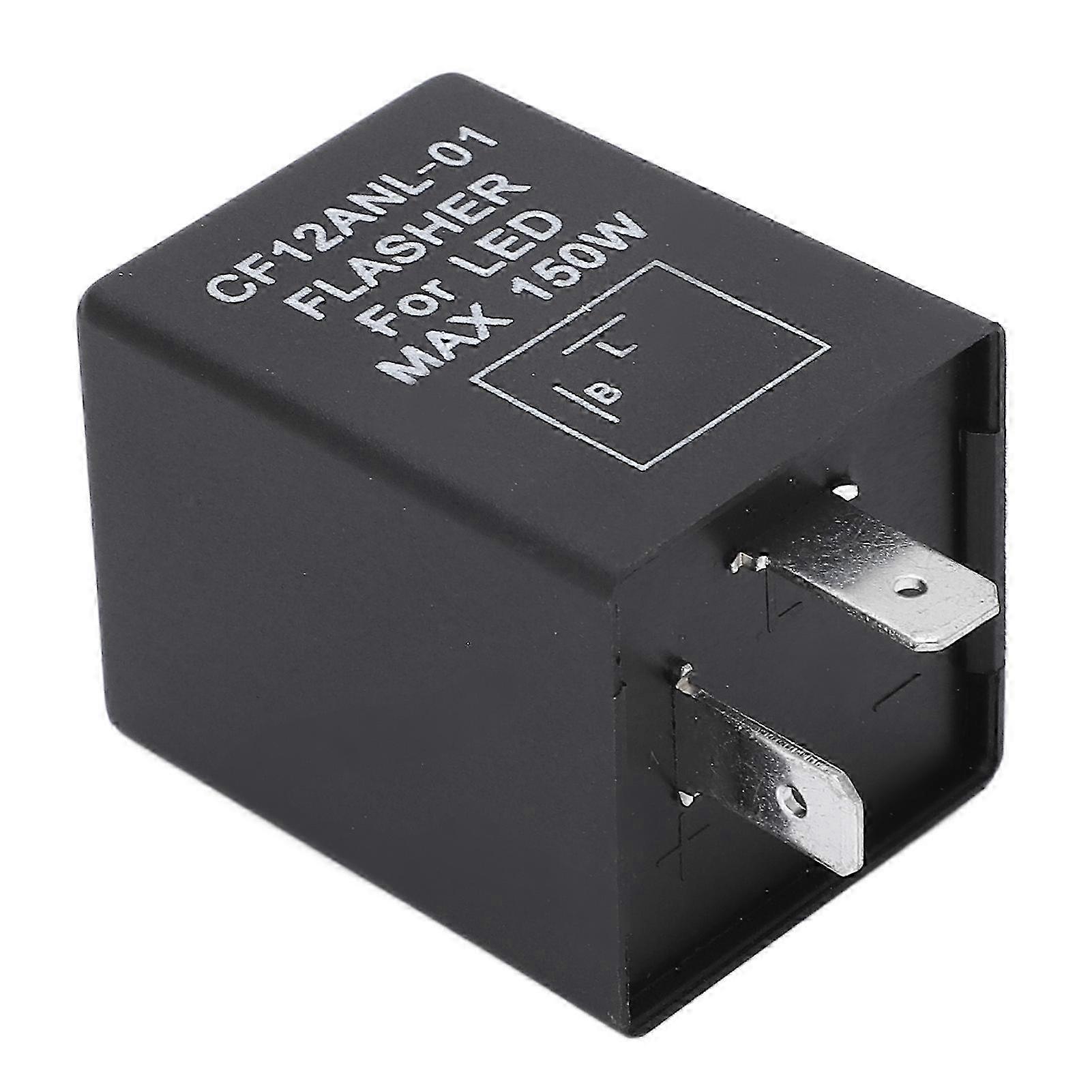 2-poliges, Tragbares Hochleistungs-blinkerrelais 10a 0,1w-150w Für Auto-, Motorrad- Und Elektrofahrzeugblinker, 12v.