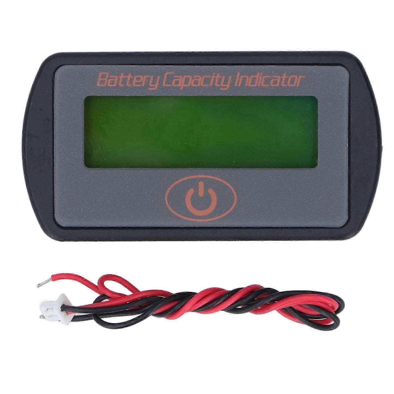 24v Batteriemessgerät Mit Grüner Leuchte, Lade- Und Entladeanzeige Für Lkw Und Pkw, Prozentanzeige, Spannungsüberwachungsfeld.