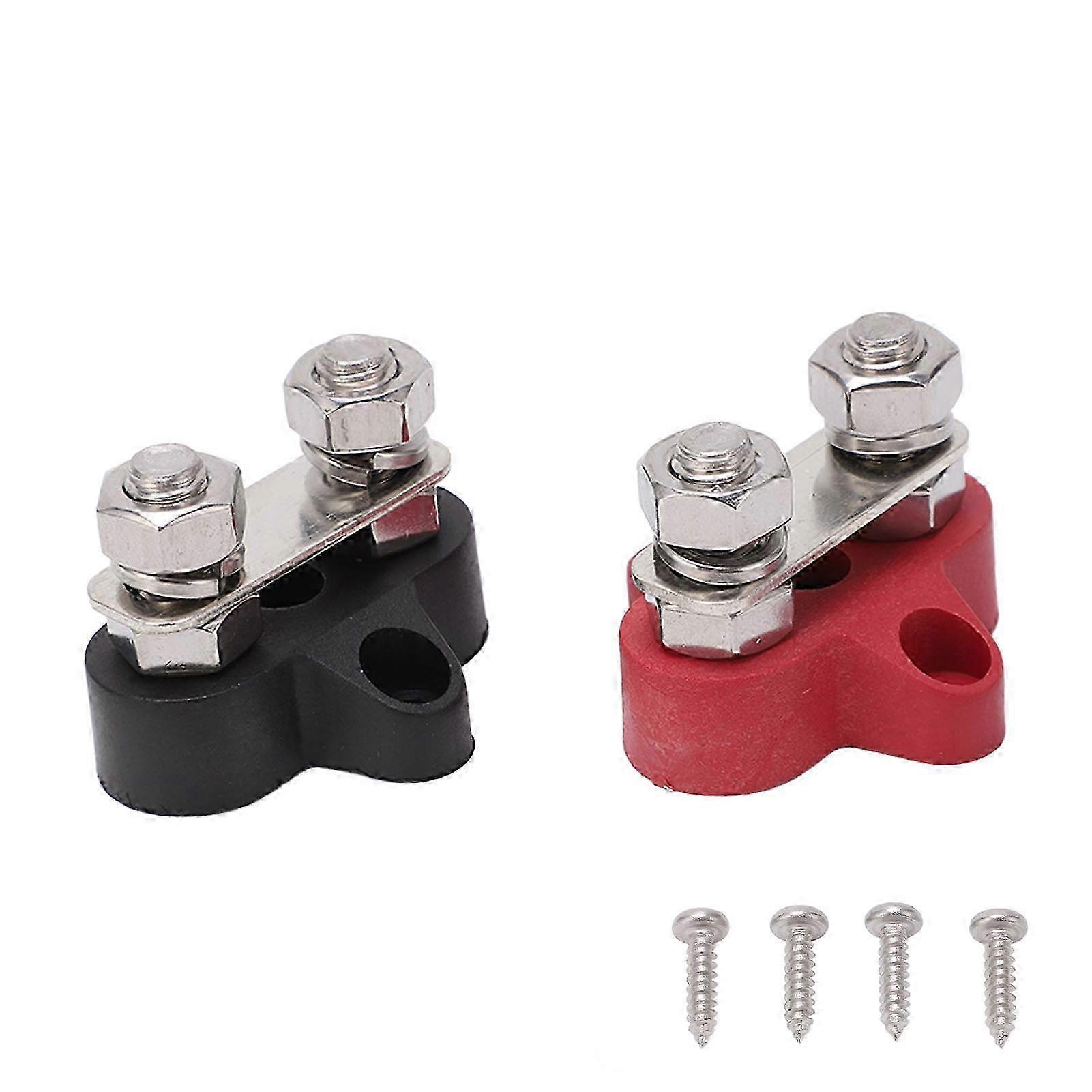 M8 Batterie-anschlussblock Plus-minus-stecker Dc 12v 24v Anschlussset Für Auto Boot