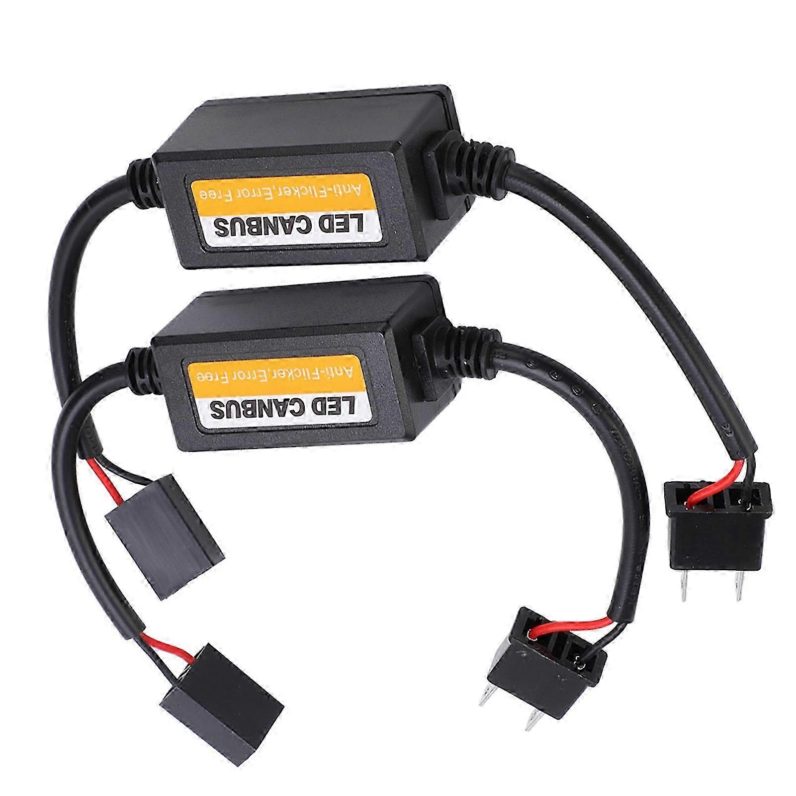 Led H7 Anti-flicker-decoder (2 Stück) – Fehlerkorrektur Und Fehlercode-löschung Für Kfz-armaturenbretter, 9–16 V Dc