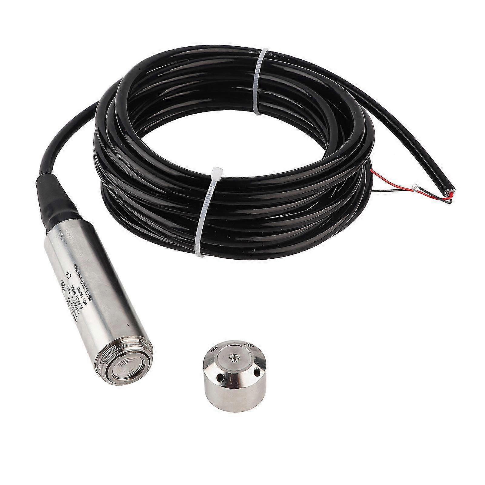 Yb2jf Wasserstandssensor, Sender Mit 5 M Kabel, 4 M Tiefensonde, 4-20 Ma Ausgang, 12-32 Vdc Stromversorgung, Für Tank Oder Brunnen.