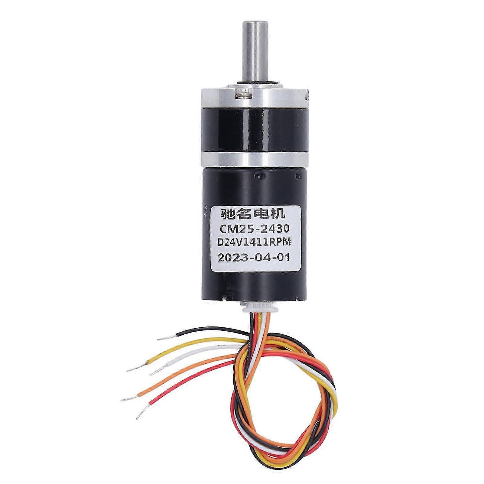 24-v-getriebemotor Mit 1411 U/min, Bürstenloses Aluminium-untersetzungsgetriebe, Hohes Drehmoment, Kompaktes Getriebe Für Industrielle Anwendungen