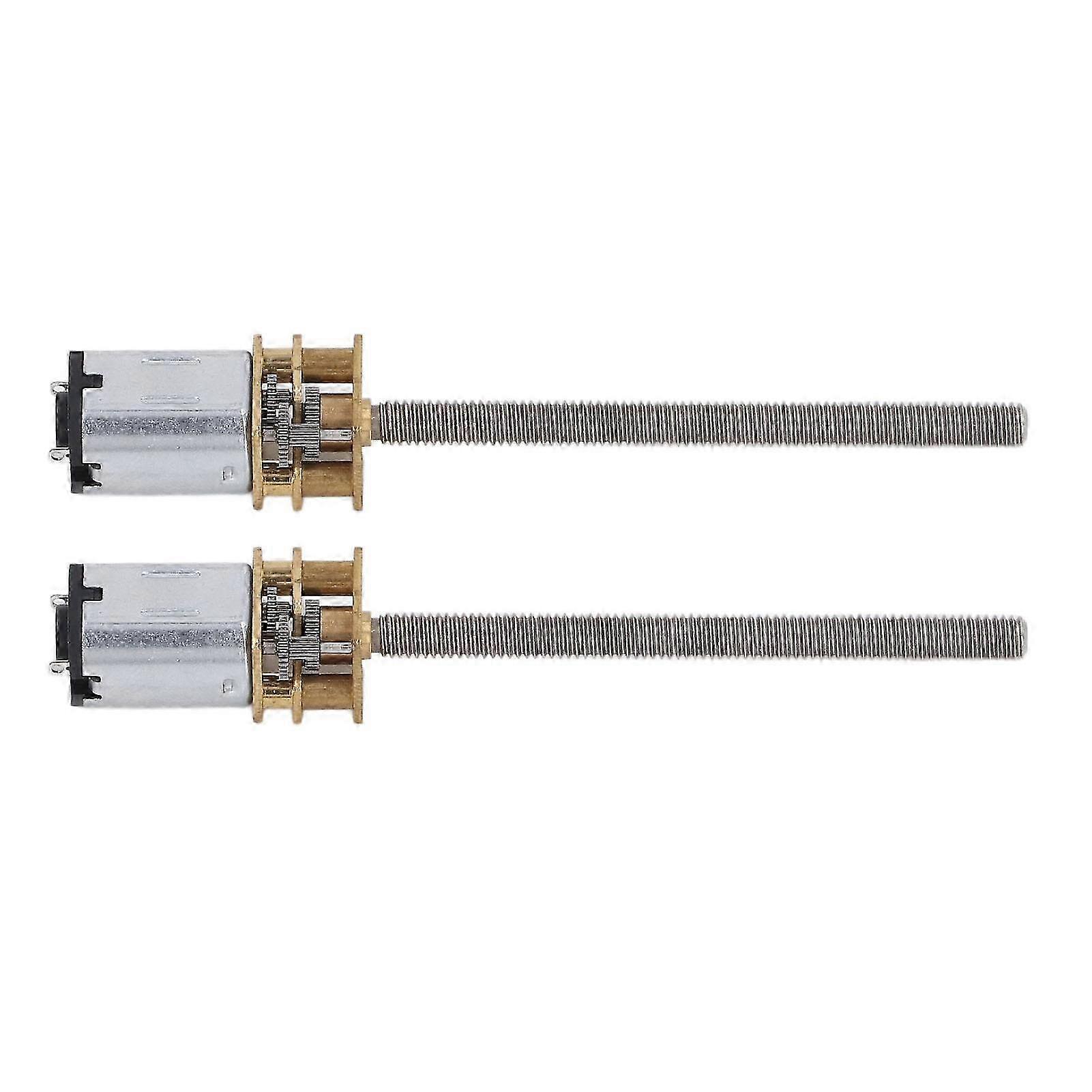 Stück Dc 6v 30rpm Getriebemotor, Hochschlagfestes Kupfer, Geräuscharmer Reduzierer M4x55mm, Vielseitig Einsetzbar.