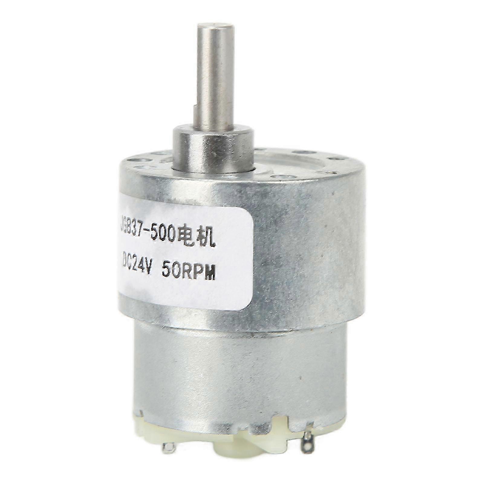 24v Gleichstrom-getriebemotor, 50 U/min, Hohes Drehmoment, Einstellbare Drehzahl, Drehrichtung Im Uhrzeigersinn/gegen Den Uhrzeigersinn, Robustes Untersetzungsgetriebe Für Industrielle Anwendungen Und