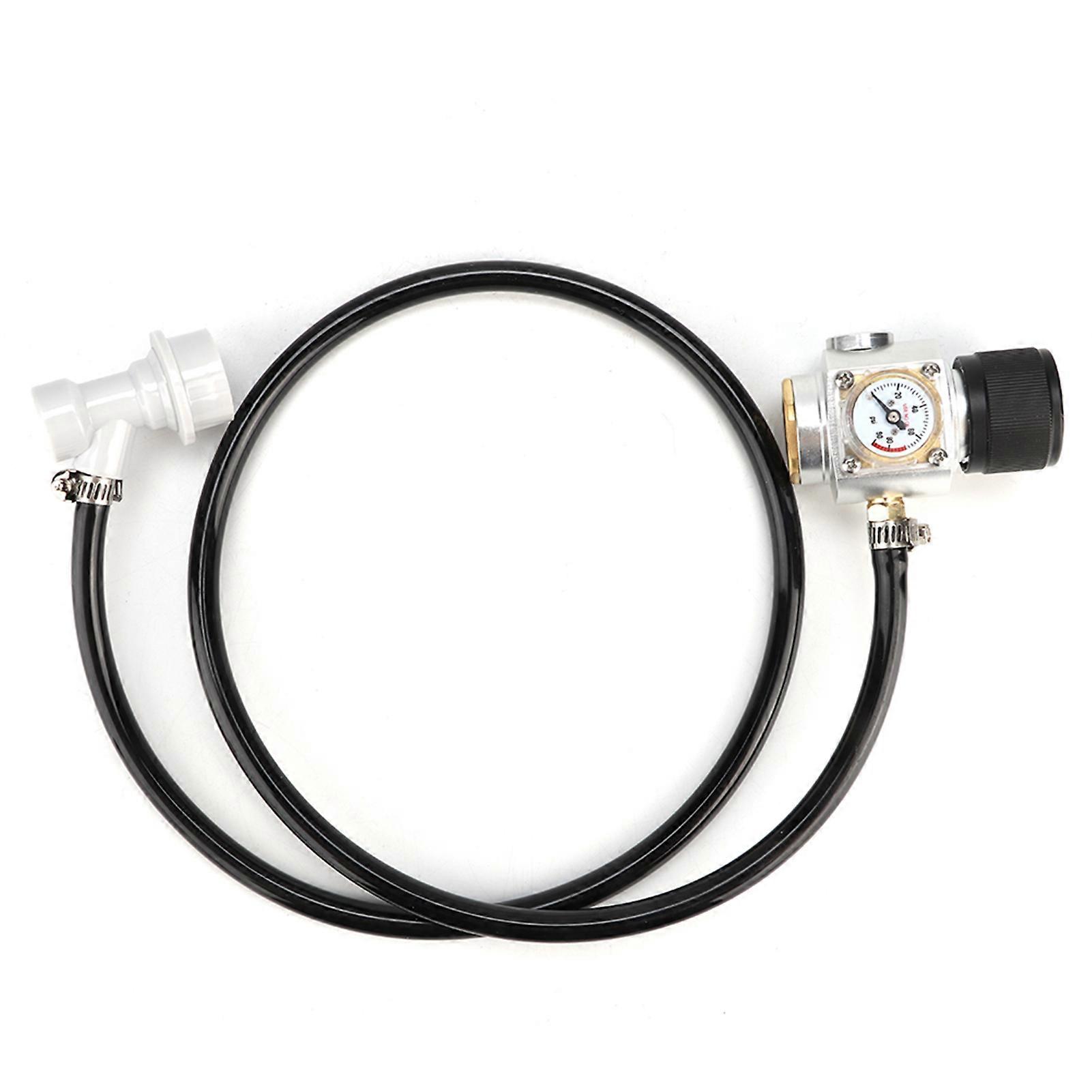 Mini-co2-regler 0–90 Psi Mit Manometer, 5/16-zoll-gasleitungs-zubehörset Für Bierpumpe Und Druckregler, Fassanschluss-set